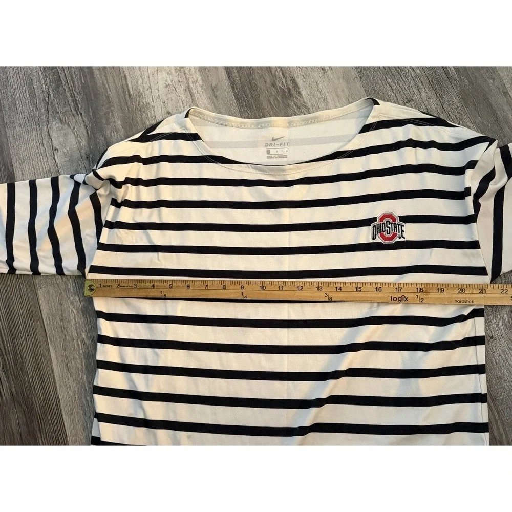 Nike Ohio State‎ Womens Dri Fit 3/4 Sleeve Shirt Large